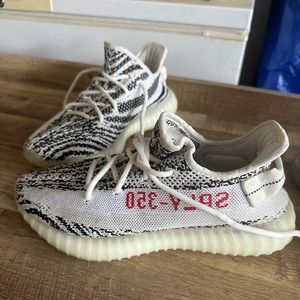 Zebra Yeezys